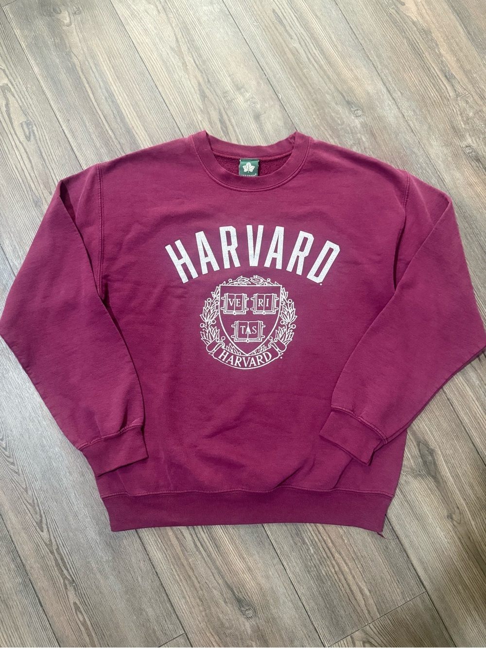 Vintage Harvard University IvySport Crewneck Sweatshirt Crimson Adult Medium